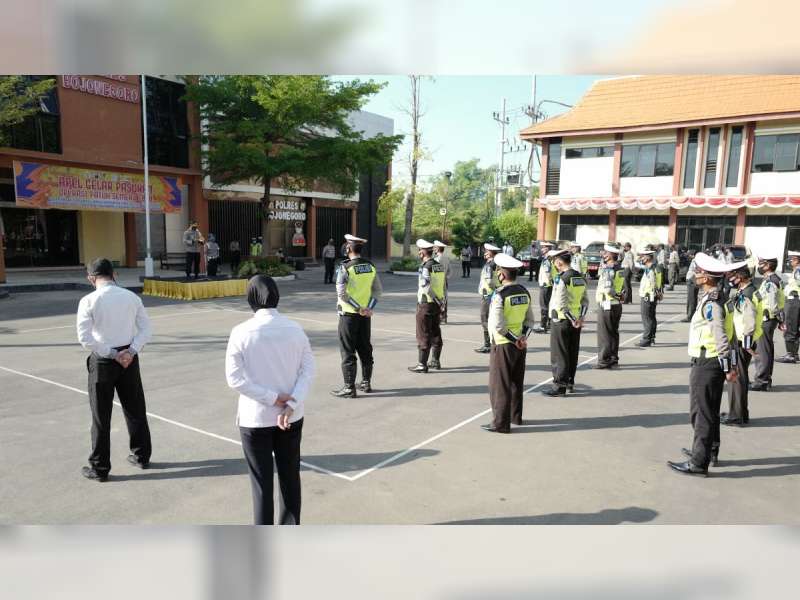 Polres Bojonegoro Gelar Apel Gelar Pasukan Operasi Patuh Semeru 2020