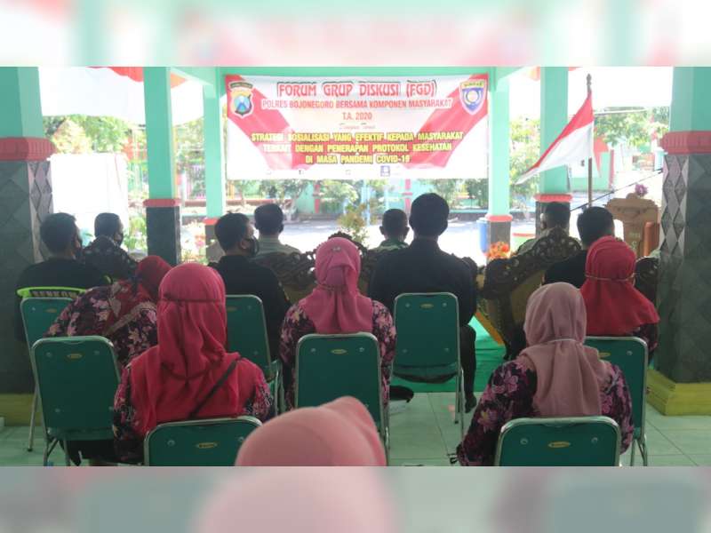 Tingkatkan Pemahaman dalam Penanganan Covid-19, Polres Bojonegoro Gelar FGD