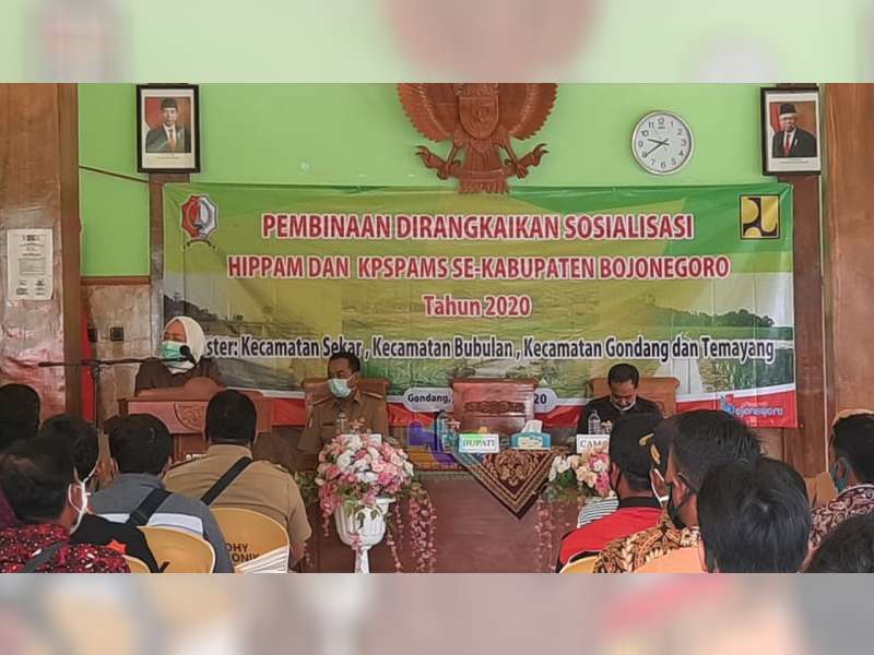 Bupati Harap, Nantinya Seluruh Desa di Kabupaten Bojonegoro Mendapat Aliran Air Bersih