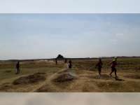 Semburan Air Bercampur Lumpur dan Gas, Terjadi di Oro-Oro Kesongo, Kecamatan Jati, Blora