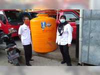 Antisipasi Krisis Air Bersih, BPBD Bojonegoro Distribusikan 36 Tangki Air Bantuan Pemprov Jatim