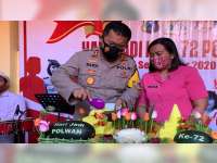 Puncak Peringatan Hari Jadi Polwan ke-72 di Polres Bojonegoro Diperingati dengan Sederhana