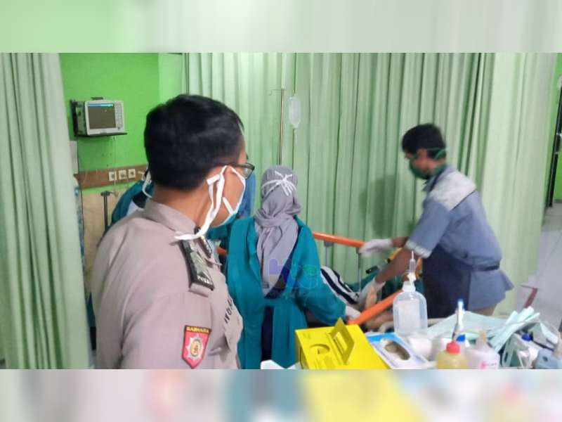 Tabrakan Motor di Sumberrejo Bojonegoro, Seorang Pemotor Luka Berat