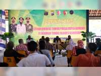 Kapolres Bojonegoro Launching Gerakan Komunitas Penegak Disiplin Bermasker