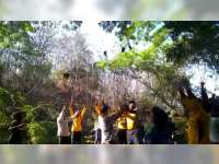 Pemdes Pengkoljagong Kecamatan Jati, Blora, Lepas Ratusan Burung ke Alam Liar