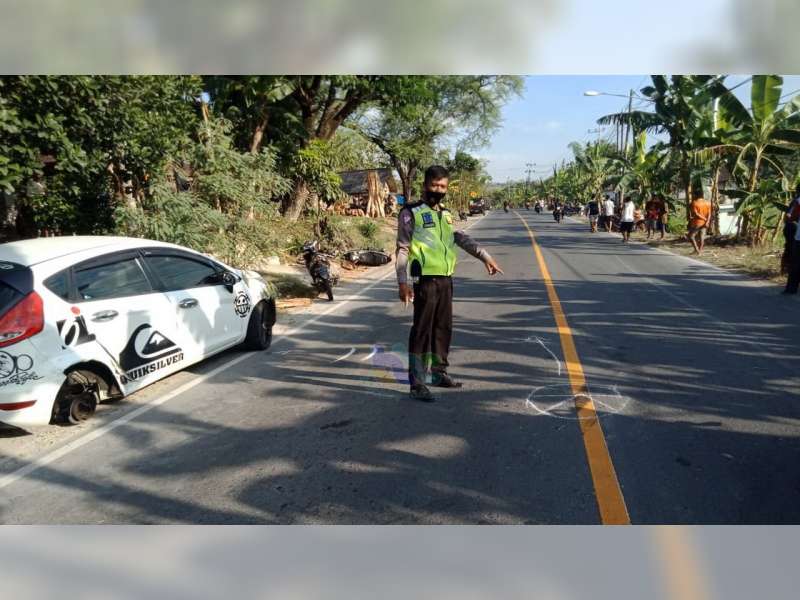 Kecelakaan Beruntun di Margomulyo Bojonegoro, Seorang Pemotor Meninggal Dunia di TKP