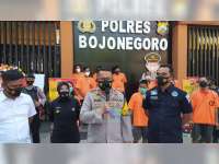 Polres Bojonegoro Tangkap 5 Orang Pelaku Penyalahgunaan Narkotika