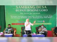 Bupati Bojonegoro Anna Muawanah, Hadiri Sambang Desa di Kecamatan Sekar