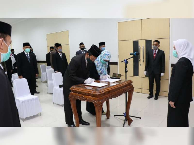 Inilah 40 Pejabat Administrator dan Pengawas Pemkab Bojonegoro yang Baru Dilantik Bupati