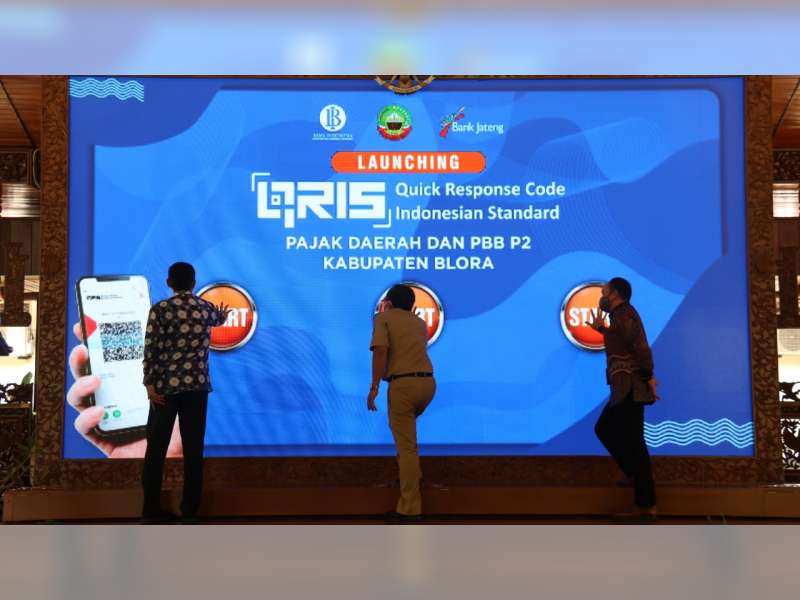 Bupati Blora Djoko Nugroho, Launching Aplikasi QRIS