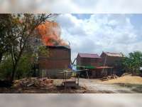 Lagi, Gudang Pengeringan Tembakau di Sugihwaras Bojonegoro Terbakar