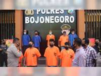 Polres Bojonegoro Tangkap 4 Orang Sindikat Pencurian Gabah