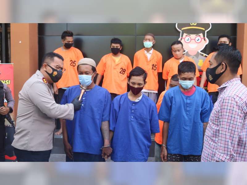 Polres Bojonegoro Tangkap Komplotan Pecuri Sepeda Motor yang Telah Beraksi di 28 TKP