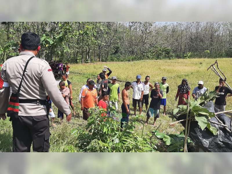 Terjatuh dan Tertimpa Motor, Pengendara Motor di Kedungadem Bojonegoro Meninggal Dunia