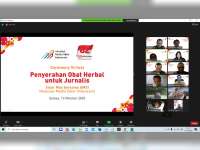 Sinar Mas Donasikan Obat Herbal bagi Jurnalis Anggota AMSI