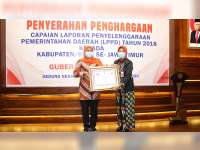 Pemkab Bojonegoro Raih Status Kinerja Sangat Tinggi atas LPPD Tahun 2018