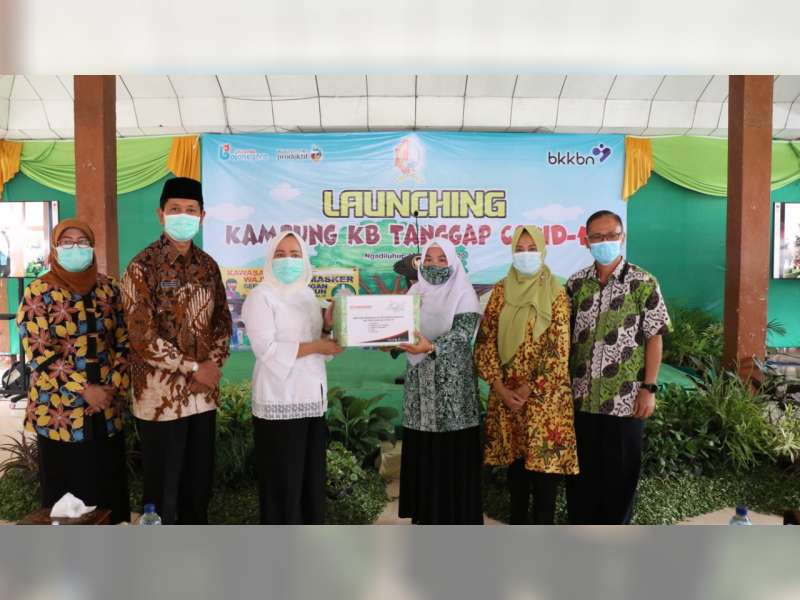 Pemkab Bojonegoro Launching Kampung KB Tanggap Covid-19