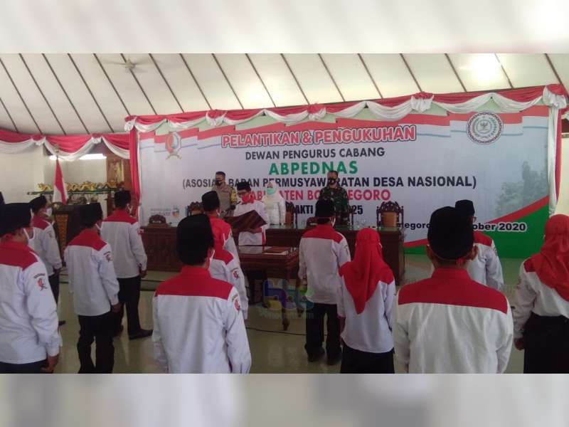 Bupati Anna Muawanah Hadiri Pelantikan dan Pengukuhan Pengurus Cabang ABPEDNAS Bojonegoro