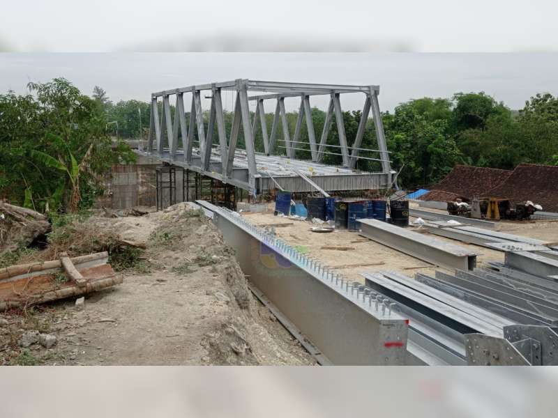 Jelang Musim Penghujan, Pembangunan Jembatan Lume, Penghubung Bojonegoro-Blora, Digenjot