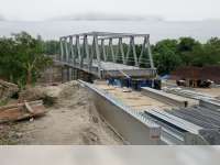 Jelang Musim Penghujan, Pembangunan Jembatan Lume, Penghubung Bojonegoro-Blora, Digenjot