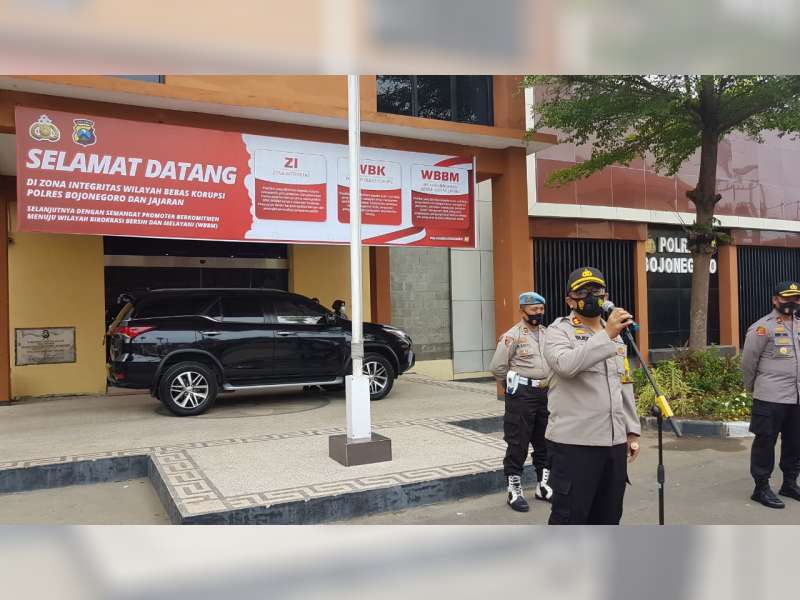 Polres Bojonegoro Siagakan Personel Saat Libur Panjang Cuti Bersama