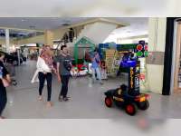 Operasi Zebra, Polantas Bojonegoro Terjunkan 'Bobota' Robot Pendeteksi Warga Tak Bermasker