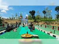 Peresmian Jembatan Clebung di Bubulan Bojonegoro Disambut dengan Syukuran Warga