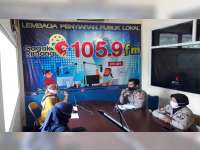 Polres Blora Sosialisasi Tertib Lalu Lintas dan Protokol Kesehatan Melalui Radio