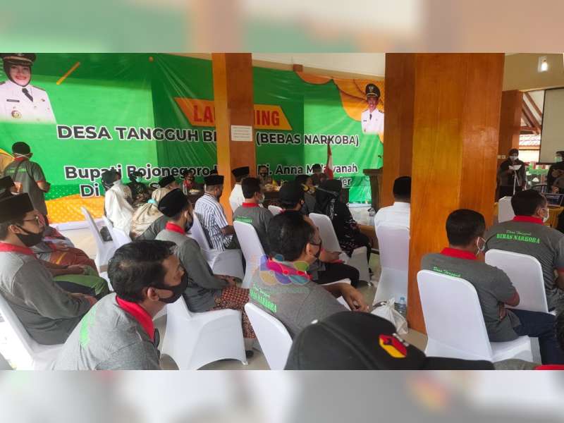 Pemkab Bojonegoro Launching Desa Tangguh Bebas Narkoba di Kecamatan Dander