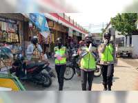 Polwan Polres Bojonegoro Gencar Sosialisasikan Protokol Kesehatan Covid-19