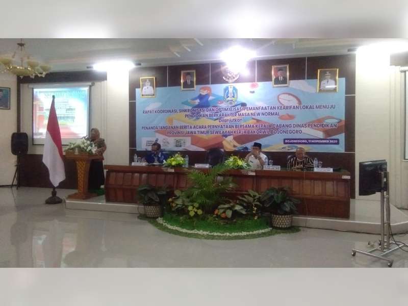 Bakorwil Bojonegoro Gelar Rakor Sinkronisasi dan Optimalisasi Kearifan Lokal Pendidikan