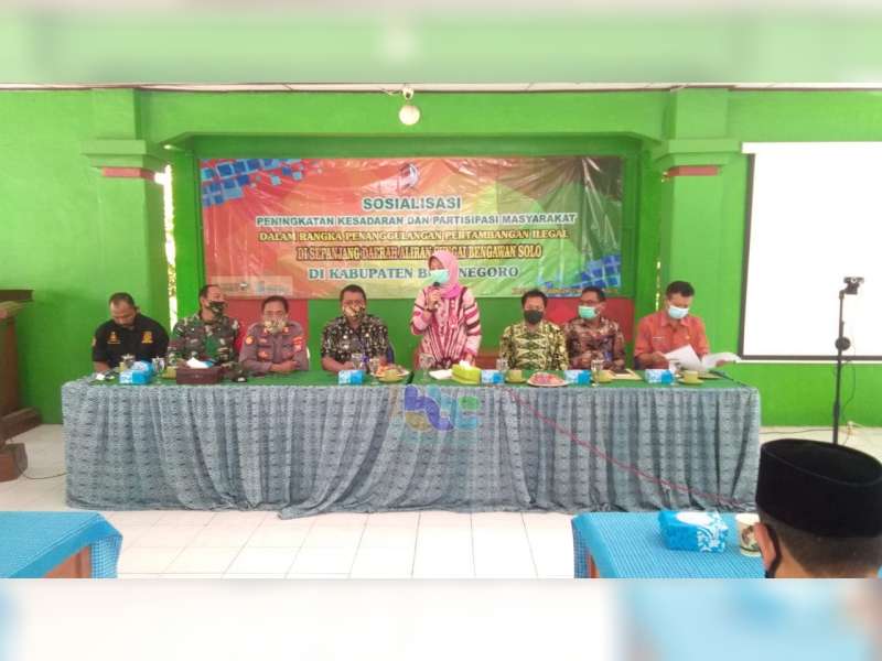Pemkab Bojonegoro Gelar Sosialisasi Pengendalian Penambangan Pasir Sungai Bengawan Solo