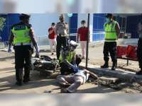 Tingkatkan Kemampuan, Polantas Bojonegoro Gelar Latihan Penanganan Kecelakaan Lalu-Lintas