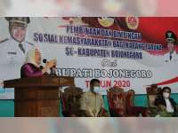 Bupati Anna Muawanah Beri Motivasi Karang Taruna Bojonegoro untuk Tingkatkan Kreativitas