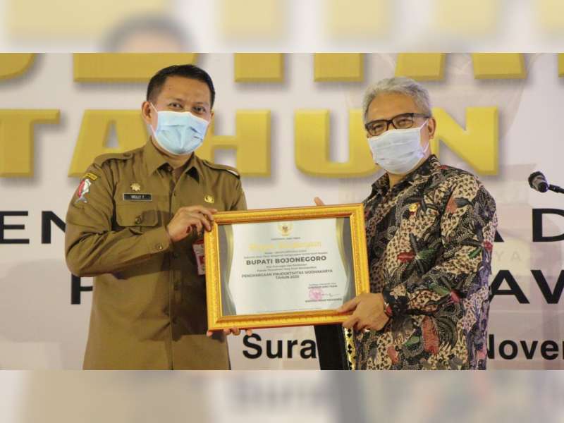 Pemkab Bojonegoro Terima 2 Penghargaan Tingkat Provinsi Jawa Timur