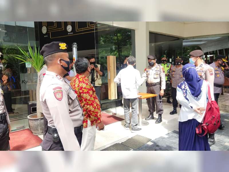 Aparat Jaga Ketat Debat Terbuka Paslon Bupati dan Wakil Bupati, Pilkada Blora 2020