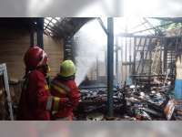 Akibat Korlsleting Listrik, Rumah Warga Kasiman Bojonegoro Terbakar, Kerugian Rp 50 Juta