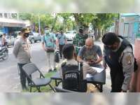 Kapolres Bojonegoro, AKBP EG Pandia, Pimpin Operasi Yustisi Protokol Kesehatan Covid-19