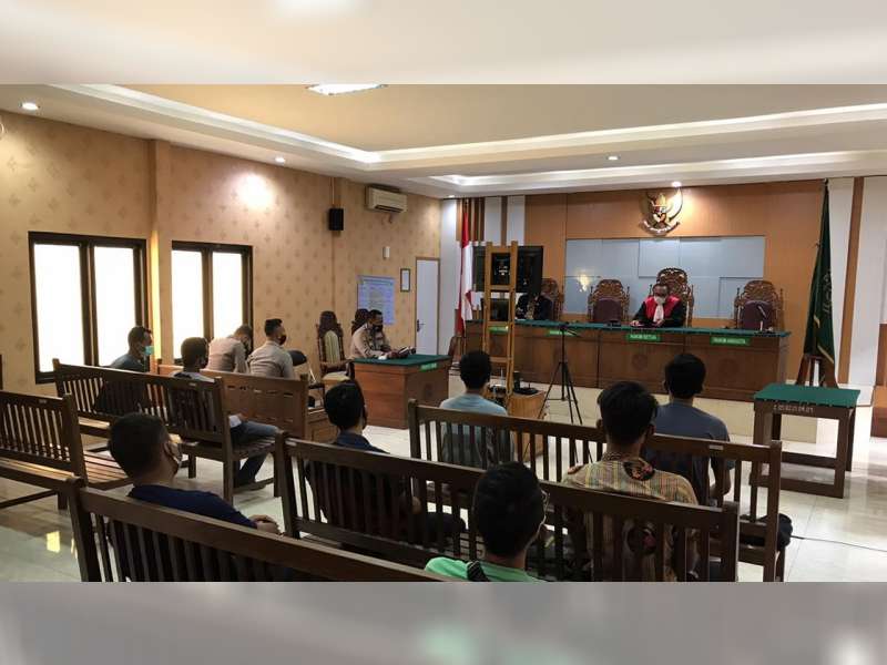 61 Pelanggar Protokol Covid-19, Jalani Sidang Tipiring di Pengadilan Negeri Bojonegoro