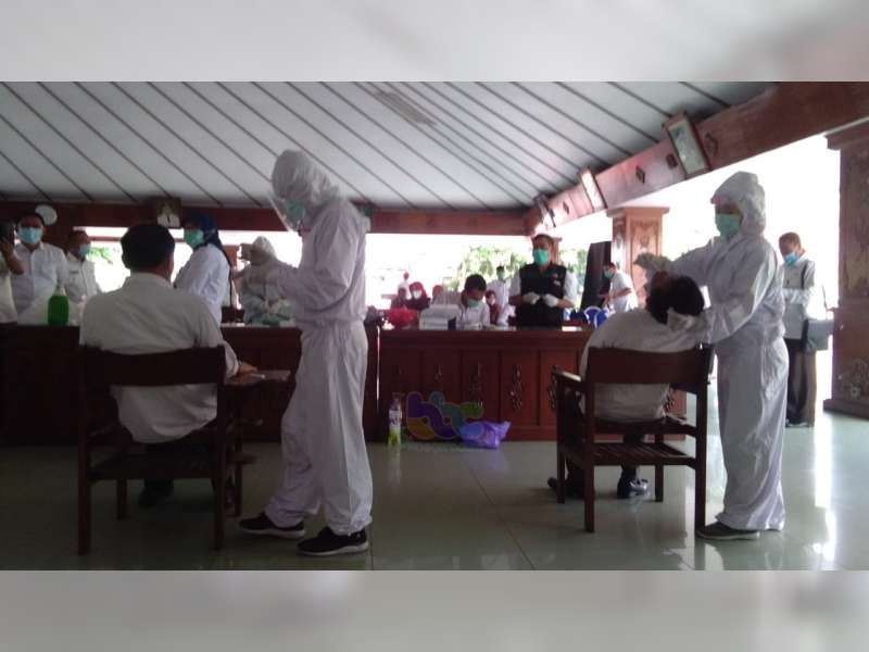 Kepala OPD di Lingkungan Pemkab Bojonegoro, Kembali Jalani Rapid Test