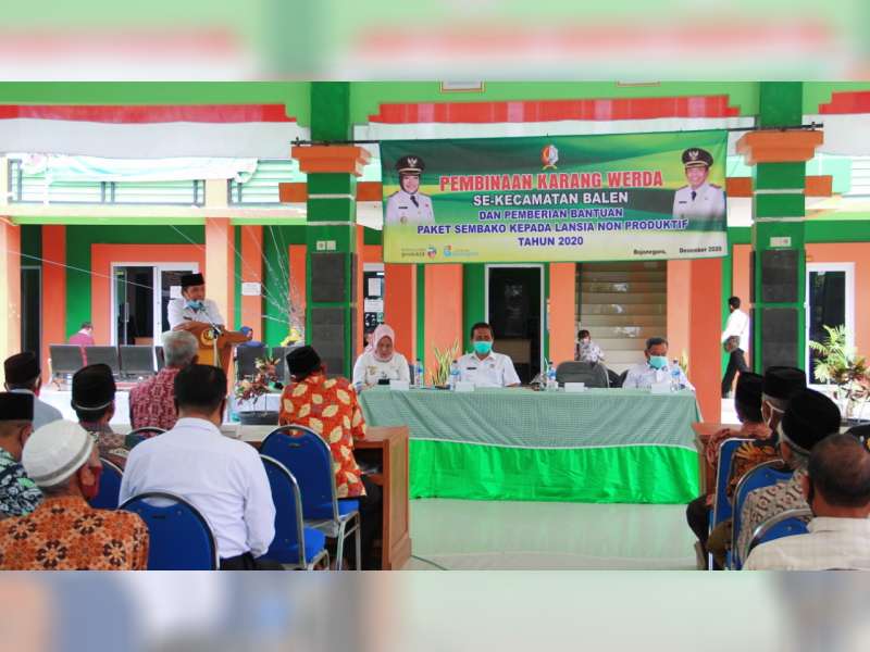 Wakil Bupati Bojonegoro Laksanakan Pembinaan Karang Werda di Kecamatan Balen
