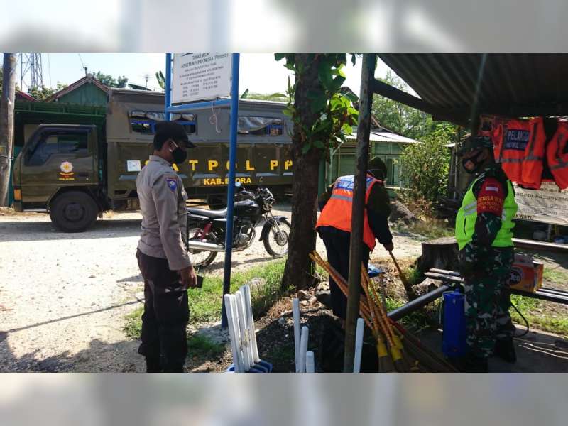 Aparat di Sambong Blora Gencar Razia Protokol Covid-19, 13 Pelanggar Disanksi Sosial