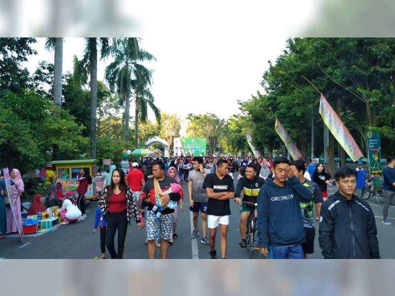 Pemkab Bojonegoro Imbau Warga Tidak Berolahraga di Area Car Free Day, Alun-Alun Bojonegoro
