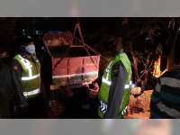 Jembatan di Dander Bojonegoro Runtuh Saat Dilewati Dump Truk Bermuatan 'Pedel'