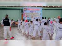 163 Atlet Taekwondo Kabupaten Blora Ikuti Ujian Kenaikan Tingkat