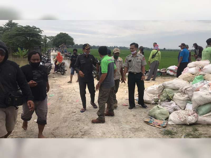 Wakil Bupati Bojonegoro Budi Irawanto, Tinjau Penanganan Tanggul Kali Ingas yang Jebol