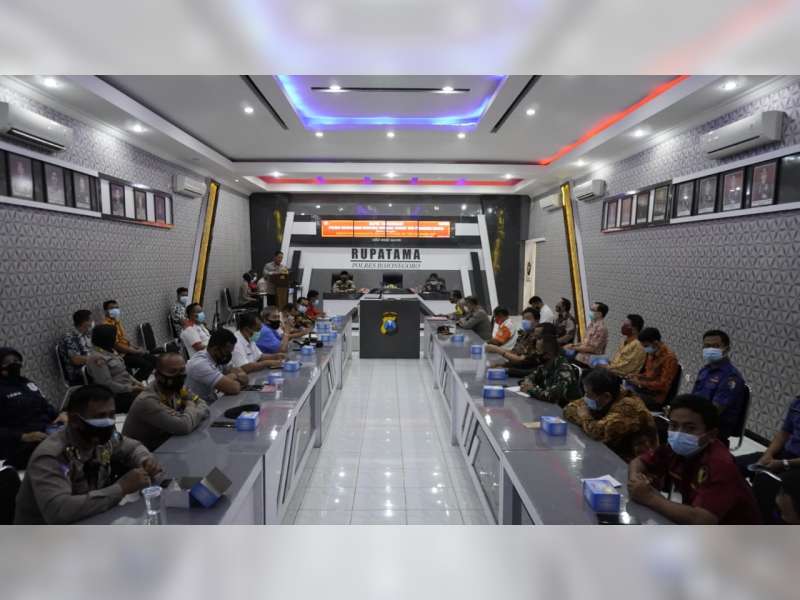 Polres Bojonegoro Gelar Rakor Kesiapan Pengamanan Perayaan Natal dan Tahun Baru