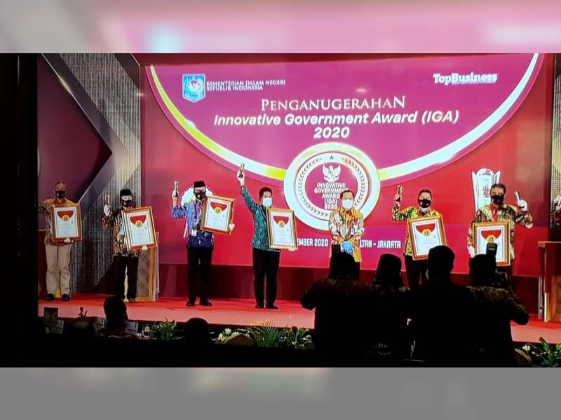 Bojonegoro Raih Penghargaan 'Sangat Inovatif' dari Kemendagri, dalam Ajang IGA 2020