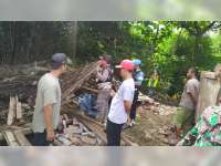 Dapur Milik Warga Ngasem Bojonegoro Roboh, Kerugian Ditaksir Rp 10 Juta