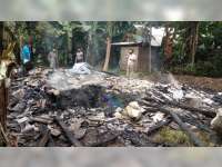 Kandang Sapi Milik Warga Sugihwaras Bojonegoro Terbakar, Seekor Sapi Turut Terpanggang Api